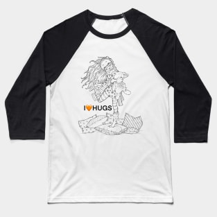 I love Hugs Baseball T-Shirt